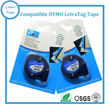 Frete grátis LT 91201 de plástico branco DYMO letratag etiqueta de fita dymo letratag impressora de etiquetas