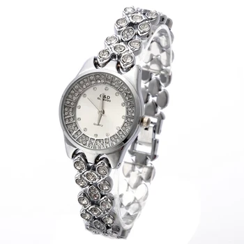A G&D Relógios De Pulso Das Mulheres Relógios De Quartzo Relógio Feminino Vestido Relógio Marca De Topo Luxo Relojes Mujer Relógio Senhora Casual Geléia De Prata