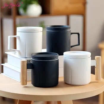 JIA-GUI LUO 350ML de Cerâmica, canecas de café, xícaras de Chá, Canecas de café bonito canecas e copos de xícara de chá de xícara de chá com infusor I044