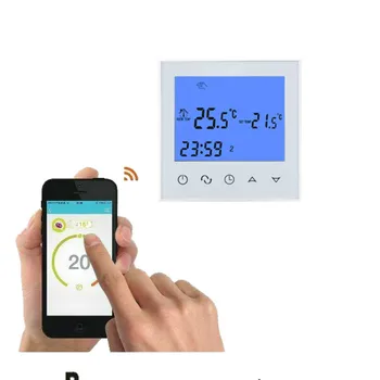 sem fio, sala de controlador de aquecimento radiante digital wi-fi termostato programável App Controlador de Temperatura do Termostato 16A