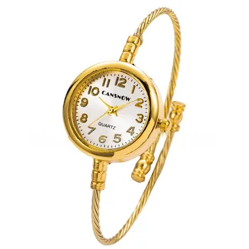 Cansnow Mulheres Relógio De Pulso De Aço Inoxidável, Bracelete Pulseira De Luxo Vestido De Festa Feminino Relógio De Quartzo Do Relógio Relógio Curren Feminino
