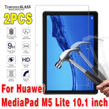 2 Pces de Vidro Temperado Para Huawei Mediapad M5 Lite 10 10.1