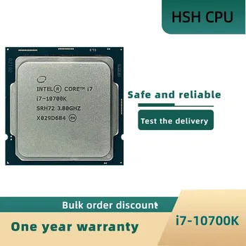 Intel Core i7-10700K i7 10700K 3.8 GHz com Oito núcleos 16-Thread da CPU Processador L2=2M=L3 = 16M de 125W LGA 1200