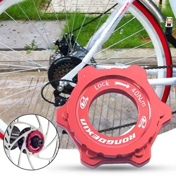 Bom Padrão Center Lock 6-Parafuso De Freio A Disco Do Rotor Adaptador De Bicicleta Hub Placa Durável Anti-Oxidação