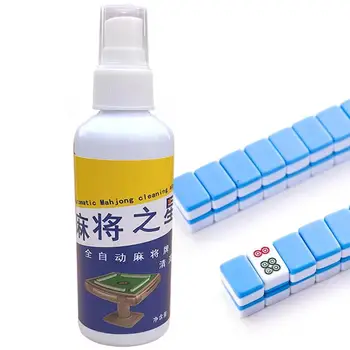 Cleaner Spray de Mahjong Limpeza em Spray Removedor de Manchas Cheiro Fresco Agente de Limpeza Para Mahjong Não Desmagnetização 100ml