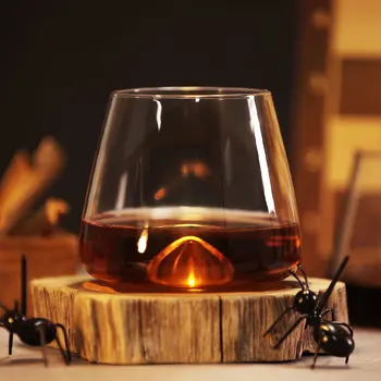 Banheira de hidromassagem de Design de Cubos de Gelo Rock Vidro do Uísque Brandy Snifter Der Whiskybecher XO Óculos Baratos Vórtice Uísque, Copo de vidro de tiro