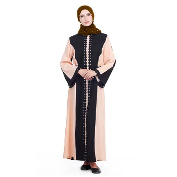Muçulmano, A Turquia Elegante Patchwork Vestidos Oriente Médio, Dubai, Arábia Saudita Diário Casual Mulheres Manto Islã Novo Senhoras Caftans