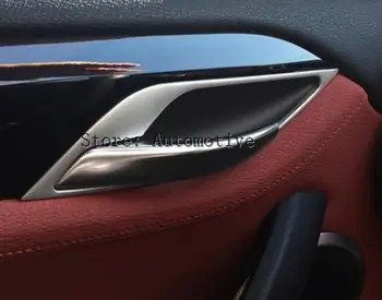 Para o BMW X1 E84 Interior do Lado do Puxador da Porta Tigela com Tampa Guarnição 2009-2015 4pcs