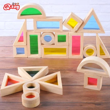 De madeira de Formas Geométricas Montessori Quebra-cabeça de Classificação Matemática Tijolos Pré-escolar de Aprendizagem Educacional Jogo de Criança Bebê Brinquedos para Crianças