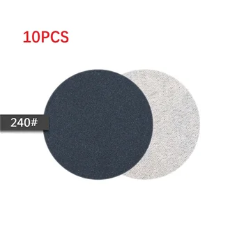 10PCS 3 Polegadas Lixar Kit de Discos de carbeto de Silício Lixar Discos de Molhado/Seco Lixar com Lixa 240-10000# Água E Resistente ao Óleo