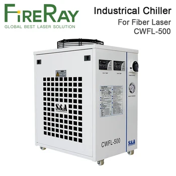 FireRay S&A CWFL-500AN & 500BN & 500DN Indústria do Refrigerador de Água do Ar para a Fibra de gravação a Laser Máquina de Corte