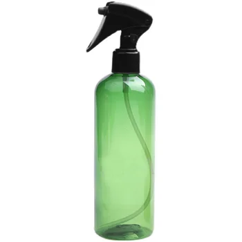200ml de cor verde de Plástico do pulverizador Regar as Flores de garrafa de água e Garrafa de Spray&rega sopram podem preto com gatilho pulverizador