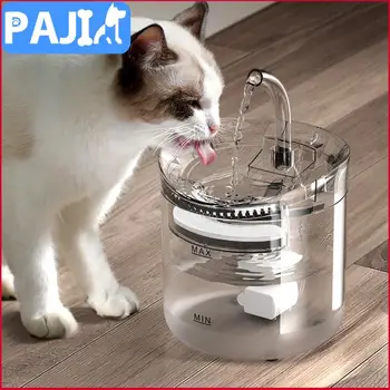 Animal de estimação de Gato e de Cão Automática bebedouro Transparente Filtro Silencioso 2L de Grande Capacidade Filhote de Gatinho Água Potável Dispositivo