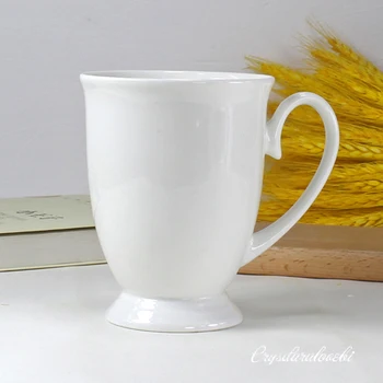 300ML. simples whitebone china caneca de café, copo de porcelana para chá, cerâmica xícara de café, taza café xícara de chá de termo caneca, caneca de casal