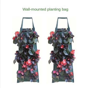 Nova suspensão sala de estar, varanda plantio saco de cultivo saco de jardim verde planta de flor do saco de cultivo de vegetais saco