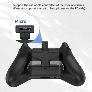 1PCS de Substituição de Chaves de Extensão Controlador de Botão Voltar Anexo Com 3,5 MM para Fone de ouvido Para Xbox Um estilo Antigo Controlador