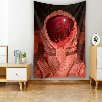 Astronauta Tapeçaria kawaii decoração de quarto de Tapeçaria Pendurada na Parede Decoração Psicodélica Tapiz Bruxaria Tapeçaria