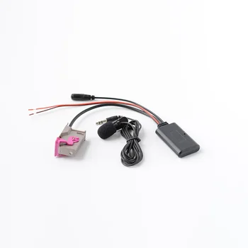 12V 32 Pin do Bluetooth do Carro 5.0 de Áudio AUX Cabo Adaptador de MICROFONE Para Audi A3 A4 A6 A8 TT R8 RNS-E Acessórios AUTO