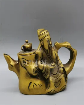 China Estátua De Bronze Pote De Metal, Artesanato, Decoração