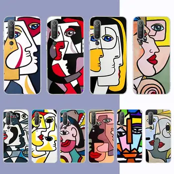 De Picasso a Arte Abstrata Pintura Telefone Case para Samsung S21 A10 para Redmi Nota 7 9 para Huawei P30Pro Honra 8X 10i tampa