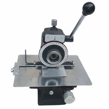 Manual de Placa de identificação da Máquina da Marcação manual, semi-automático, placa de pressão de esmagamento cartão de relevo ferramenta de máquina de plotter