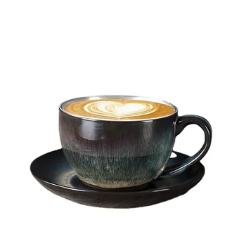 Nobre europeu osso china xícara de café pires colher conjunto de luxo caneca de cerâmica high-end de porcelana xícara de chá de café copo da bebida do partido copa