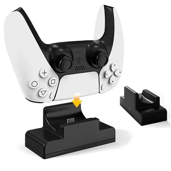 Para PS5 Controlador de Carregador USB de Carregamento Rápido de Estação de Ancoragem, Suporte para PS5 Controlador