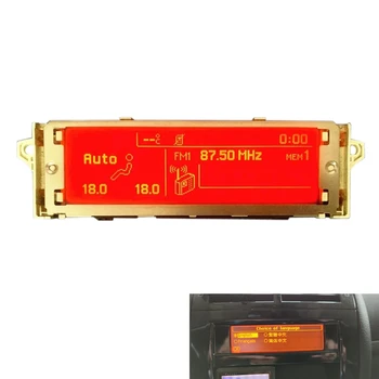 Carro 12Pin de USB do Apoio de Zona Dupla C/Visor Bluetooth Vermelho Monitor Para Peugeot 307 407 408 Citroen C4 C5