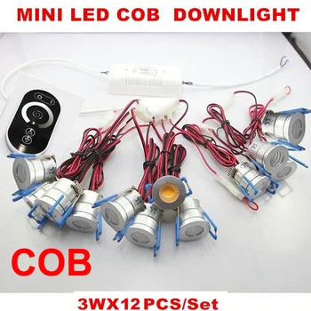 CREE 3W LED Refletor LED Dimmable do DIODO emissor de luz Downlight LED, Lâmpada de Teto AC85-265V+2,4 G Dimmer+Driver 16x3W 15x3W 12x3W 10x3W Frete Grátis