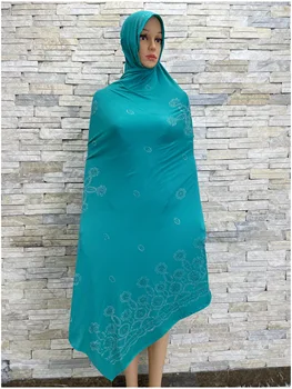 2023Dubai Macia Nova Primavera de Algodão Lenço KASHKHA Hijab Africanos, as Mulheres Muçulmanas Islã Orar Grande Xales Envolve HB277