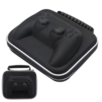Rígido Preto Anti-poeira à prova de Choque Gamepad, Joystick Bolsa de Armazenamento de Recipiente para PS5 Controlador de Acessórios de Jogos