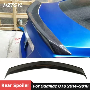 De Fibra de carbono, Material de Volta do Tronco da Asa Traseira, Spoiler Para o Cadillac CTS Tuning 2014-2016