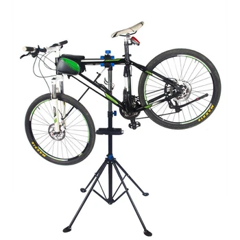 Liga de alumínio de Bicicleta Trabalho se destaque Profissional de Reparação de Bicicletas Rack Rotação de 360 Graus de Altura Ajustável de Reparação de Bicicletas Ferramentas HWC