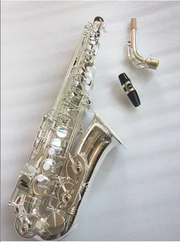 Nova Eb Saxofone Alto Jupiter JAS-700Q Espelhamento de Bronze Sax Corpo do E-Televisão Instrumentos musicais Sax