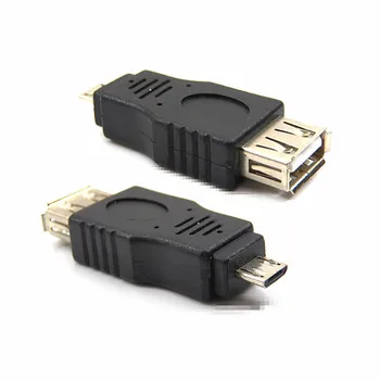 Micro USB Macho para USB2.0 Fêmea Adaptador OTG USB 2.0 Fêmea Para Micro USB B 5 Pinos Macho Plug Adaptador OTG Conversor