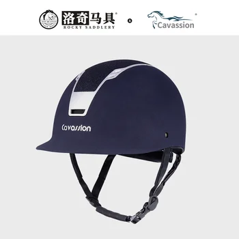 Cavassion Espumante Capacete 59-61 cm tamanho do Capacete preto brilhante capacete tamanho XL adultos cavalo capacete capacete equestre