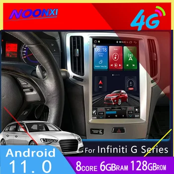 128g Android11 5G IPS Tela de Toque do Rádio do Carro Para Infiniti G Série G35G25G37S Auto Multimédia Leitor de DVD de Navegação GPS, auto-rádio
